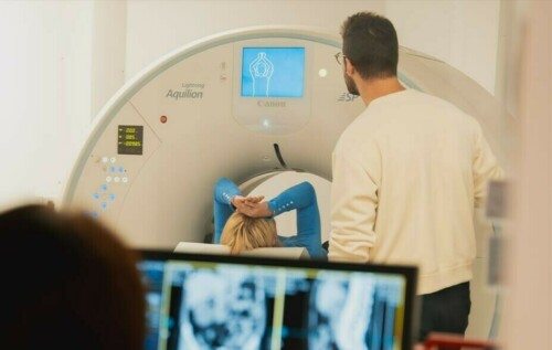 patiente imagerie médicale